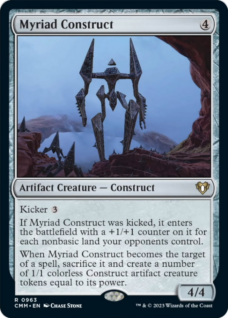 Myriad Construct [Commander Masters] | Good Games Cannington
