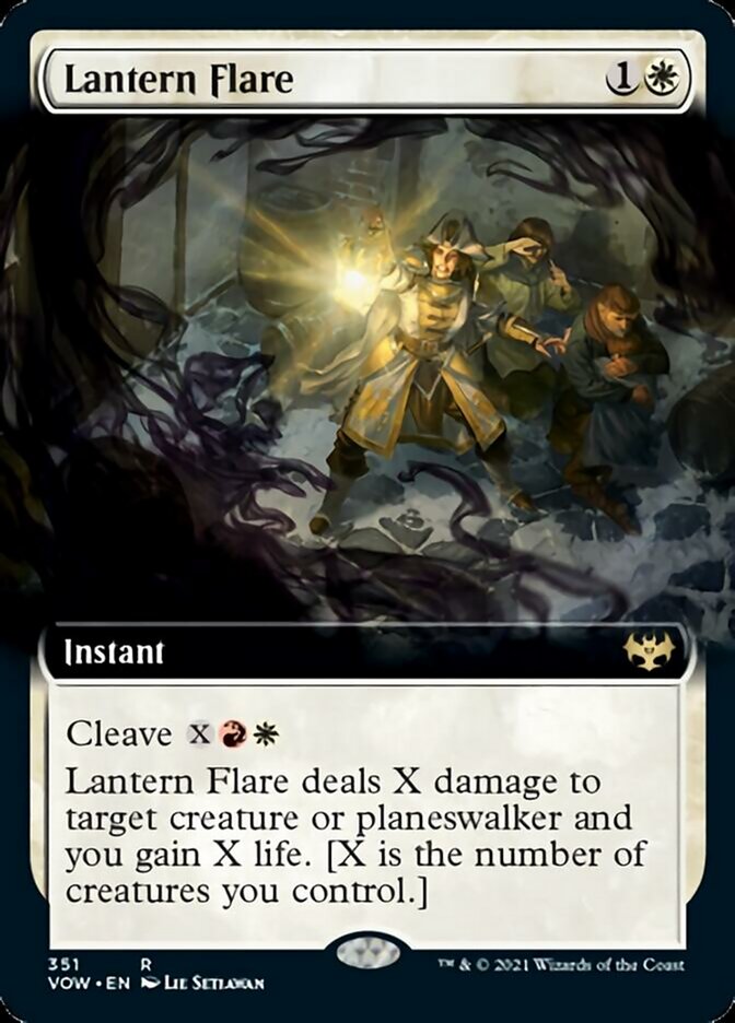 Lantern Flare (Extended Art) [Innistrad: Crimson Vow] | Good Games Cannington