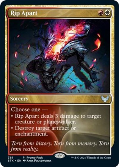 Rip Apart (Promo Pack) [Strixhaven: School of Mages Promos] | Good Games Cannington