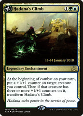 Hadana's Climb // Winged Temple of Orazca [Rivals of Ixalan Prerelease Promos] | Good Games Cannington