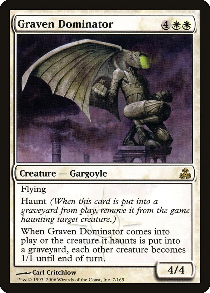 Graven Dominator 7/165 (Guildpact)  | Good Games Cannington