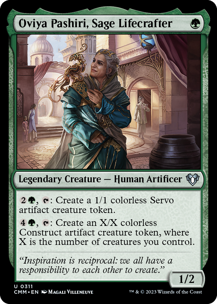 Oviya Pashiri, Sage Lifecrafter [Commander Masters] | Good Games Cannington