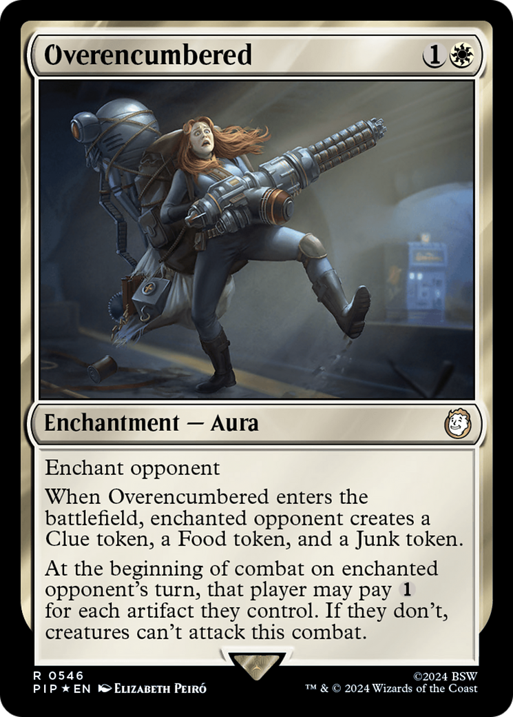 Overencumbered (Surge Foil) [Fallout] | Good Games Cannington
