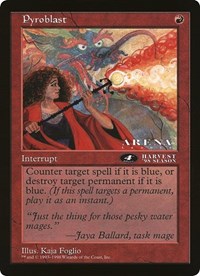 Pyroblast (4th Place) (Oversized) [Oversize Cards] | Good Games Cannington