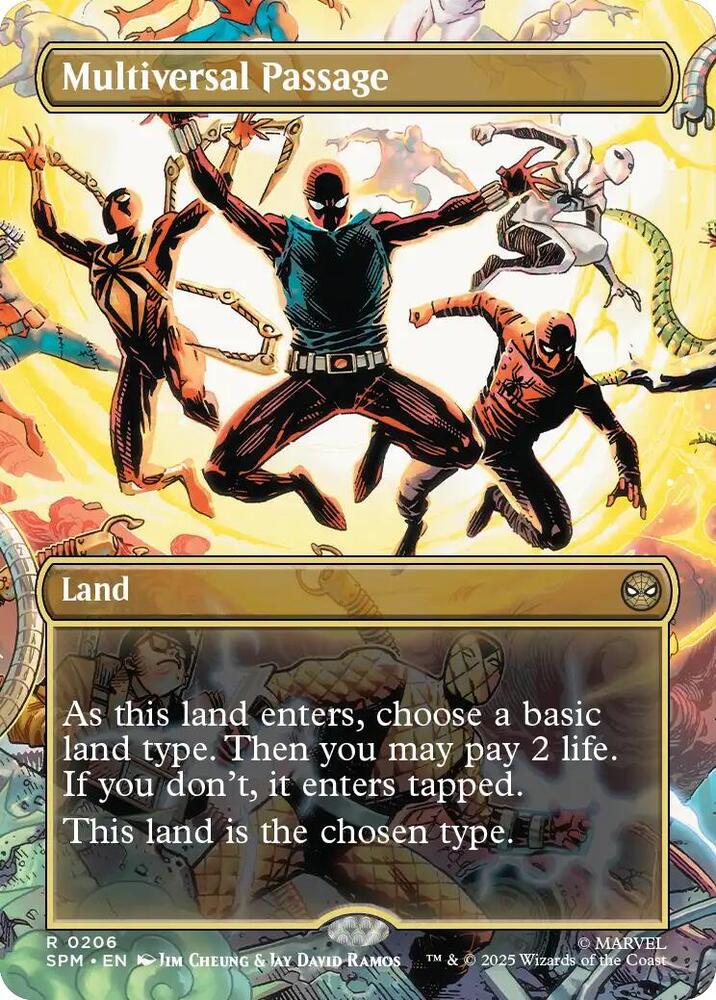 Multiversal Passage 206/198 (Marvel's Spider-Man)  - Borderless | Good Games Cannington
