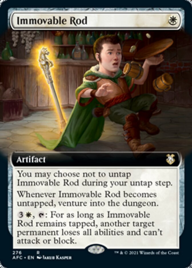 Immovable Rod (Extended Art) [Dungeons & Dragons: Adventures in the Forgotten Realms Commander] | Good Games Cannington