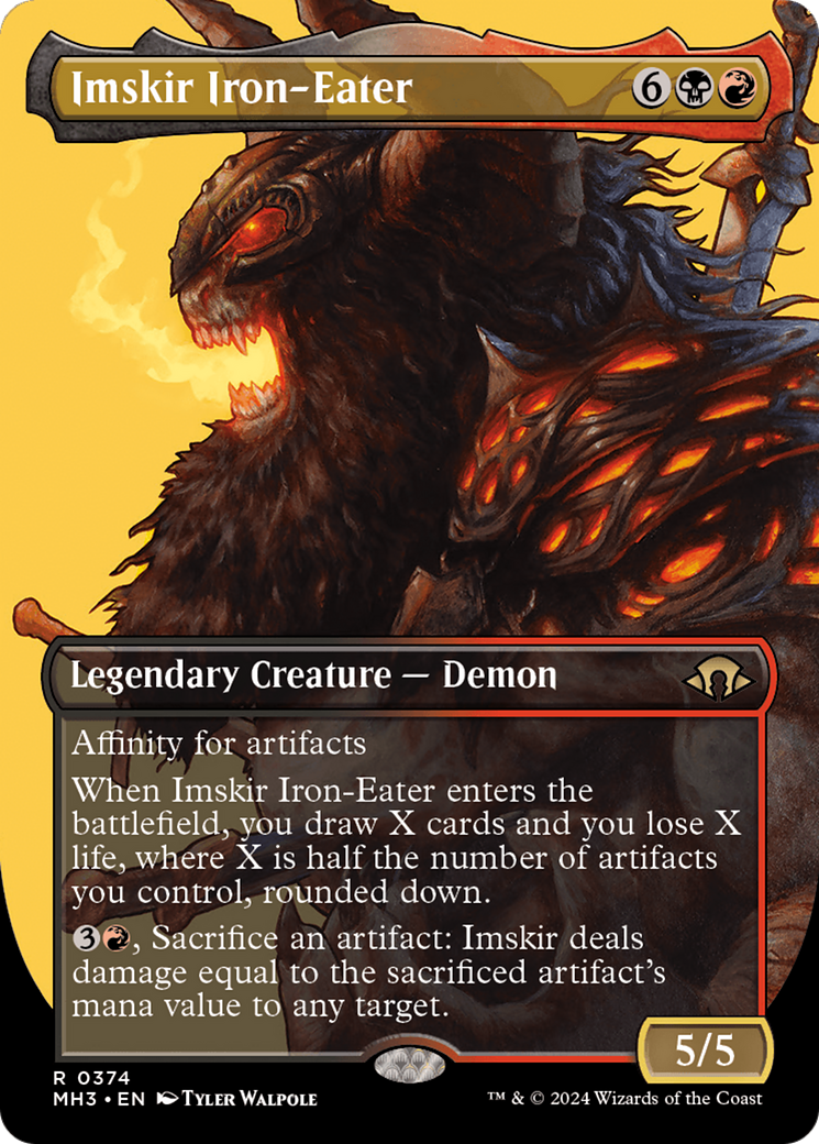 Imskir Iron-Eater (Borderless) [Modern Horizons 3] | Good Games Cannington