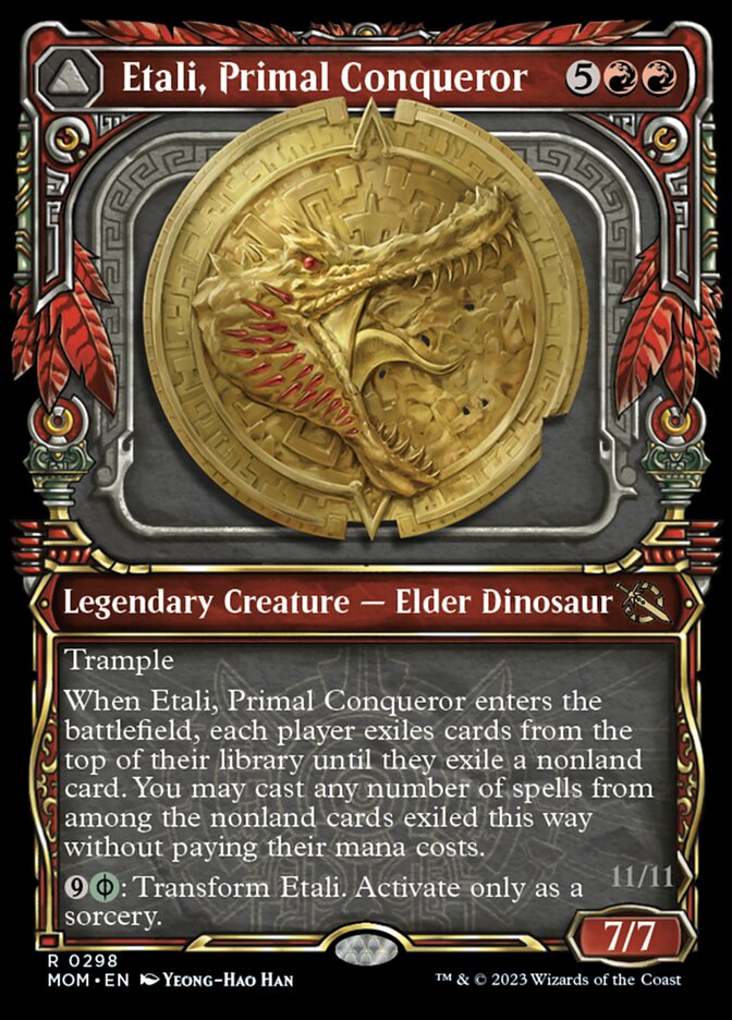 Etali, Primal Conqueror // Etali, Primal Sickness (Showcase Planar Booster Fun) [March of the Machine] | Good Games Cannington