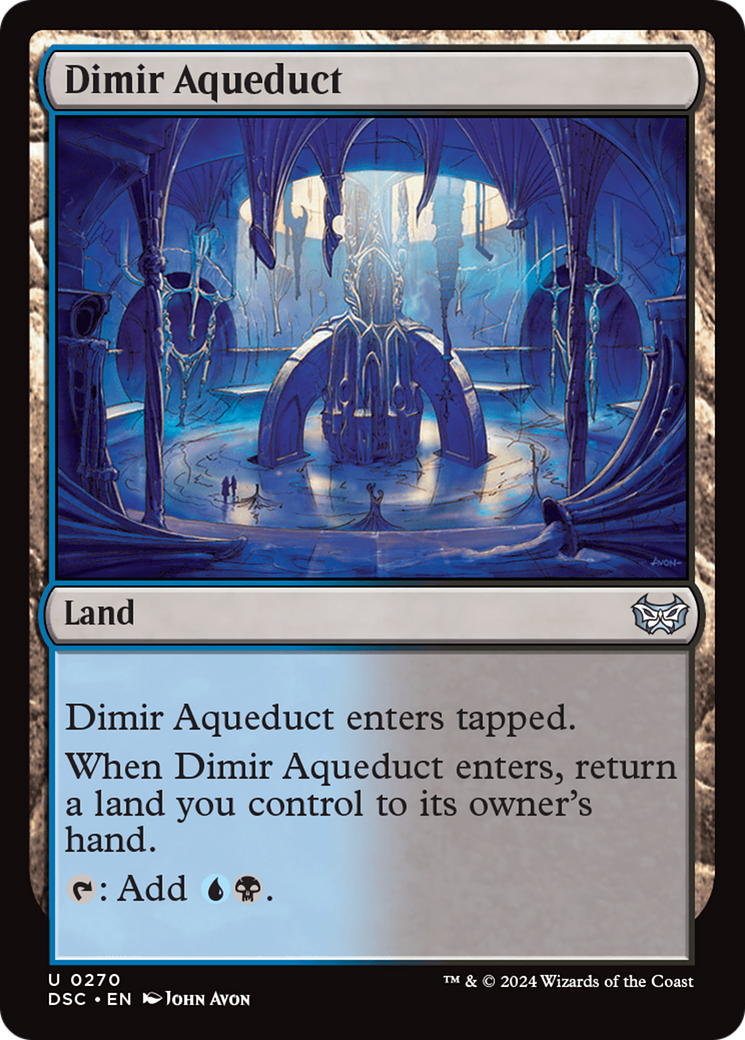 Dimir Aqueduct [Duskmourn: House of Horror Commander] | Good Games Cannington