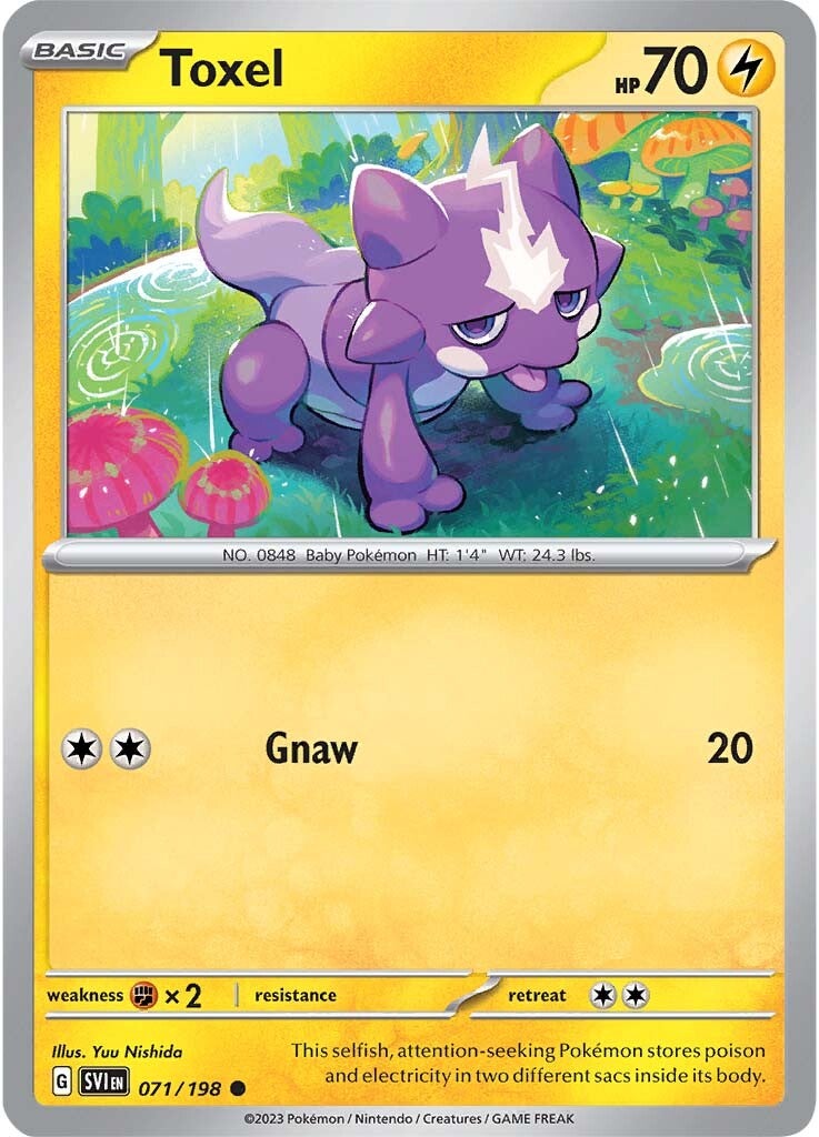 Toxel (071/198) [Scarlet & Violet: Base Set] | Good Games Cannington
