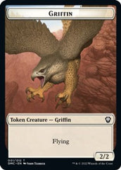 Zombie Knight // Griffin Double-Sided Token [Dominaria United Commander Tokens] | Good Games Cannington