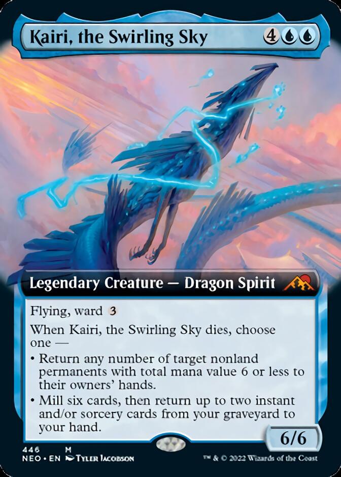 Kairi, the Swirling Sky (Extended Art) [Kamigawa: Neon Dynasty] | Good Games Cannington