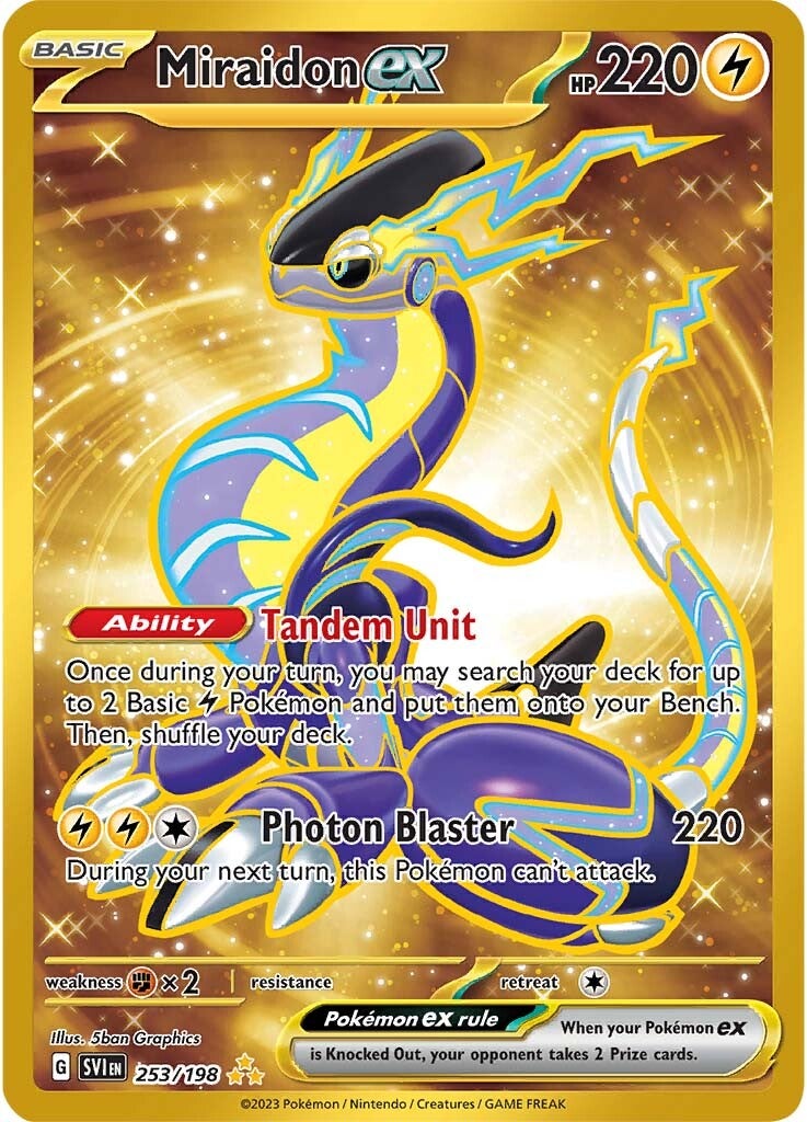 Miraidon ex (253/198) [Scarlet & Violet: Base Set] | Good Games Cannington