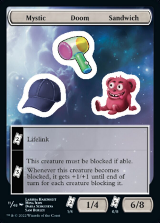 Mystic Doom Sandwich [Unfinity Stickers] | Good Games Cannington