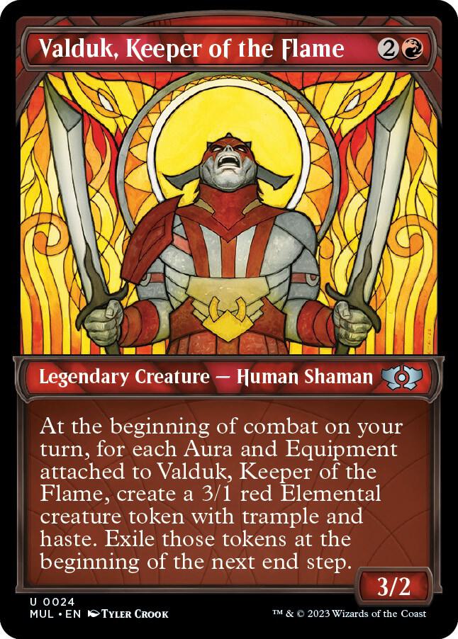 Valduk, Keeper of the Flame 24/65 (March of the Machine: Multiverse Legends)  - Showcase | Good Games Cannington