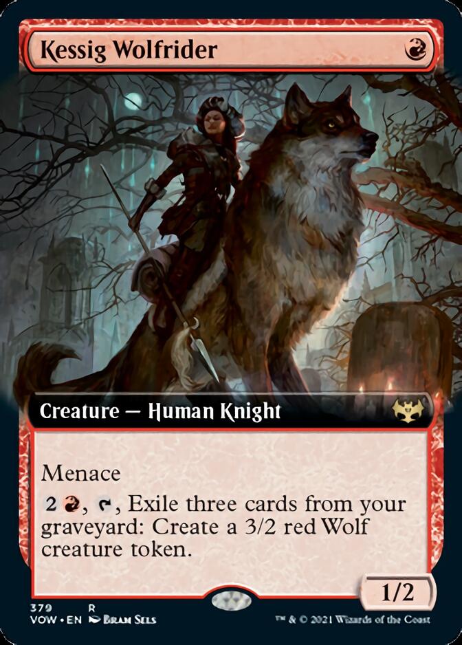 Kessig Wolfrider (Extended Art) [Innistrad: Crimson Vow] | Good Games Cannington