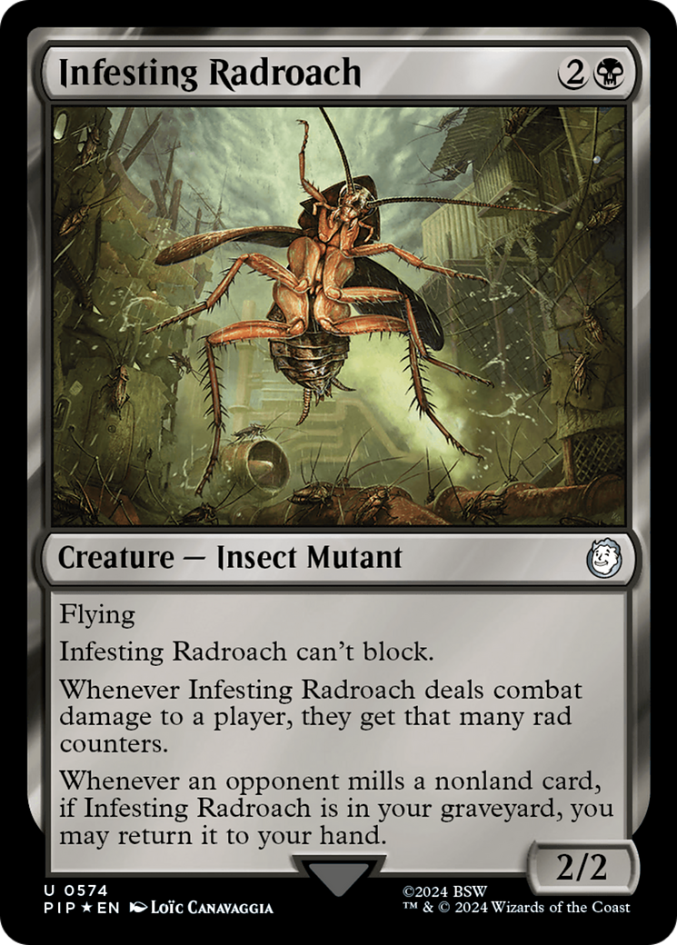 Infesting Radroach (Surge Foil) [Fallout] | Good Games Cannington