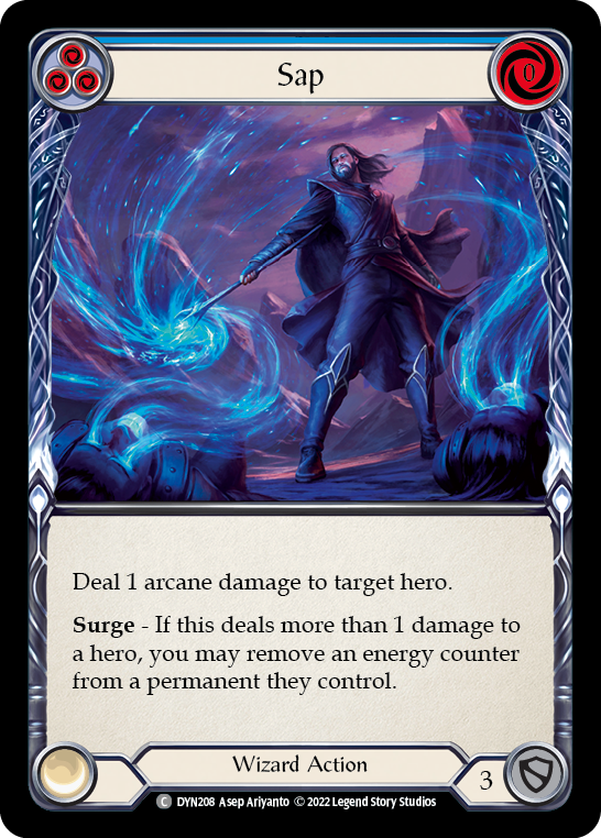 Sap (Blue) [DYN208] (Dynasty)  Rainbow Foil | Good Games Cannington
