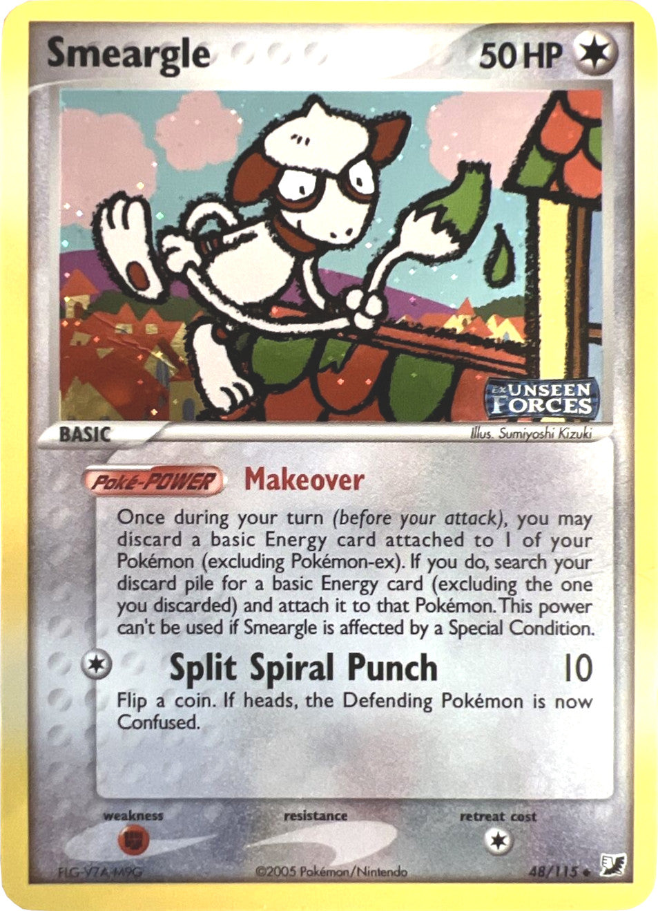 Smeargle (48/115) (Stamped) [EX: Unseen Forces] | Good Games Cannington