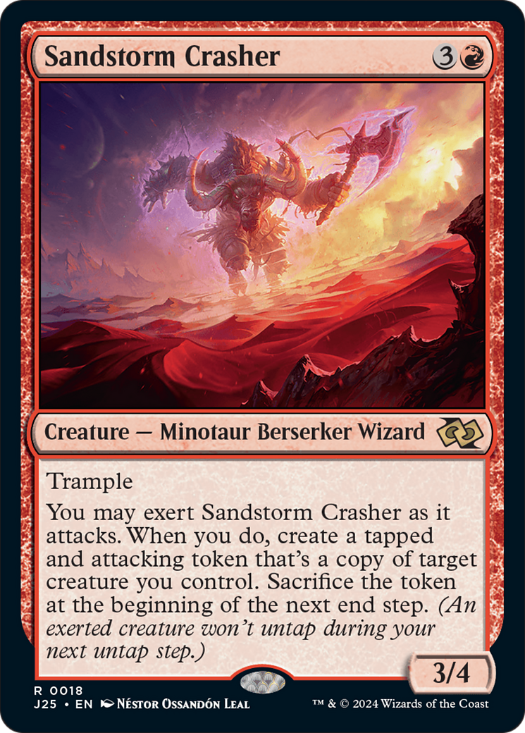 Sandstorm Crasher [Foundations Jumpstart] | Good Games Cannington