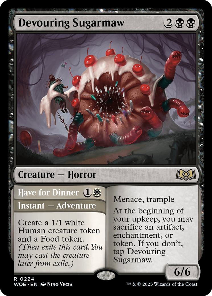 Devouring Sugarmaw // Have For Dinner [Wilds of Eldraine] | Good Games Cannington
