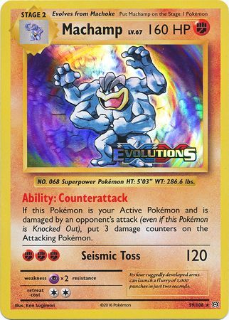 Machamp (59/108) (XY Evolutions Prerelease) [XY: Black Star Promos] | Good Games Cannington