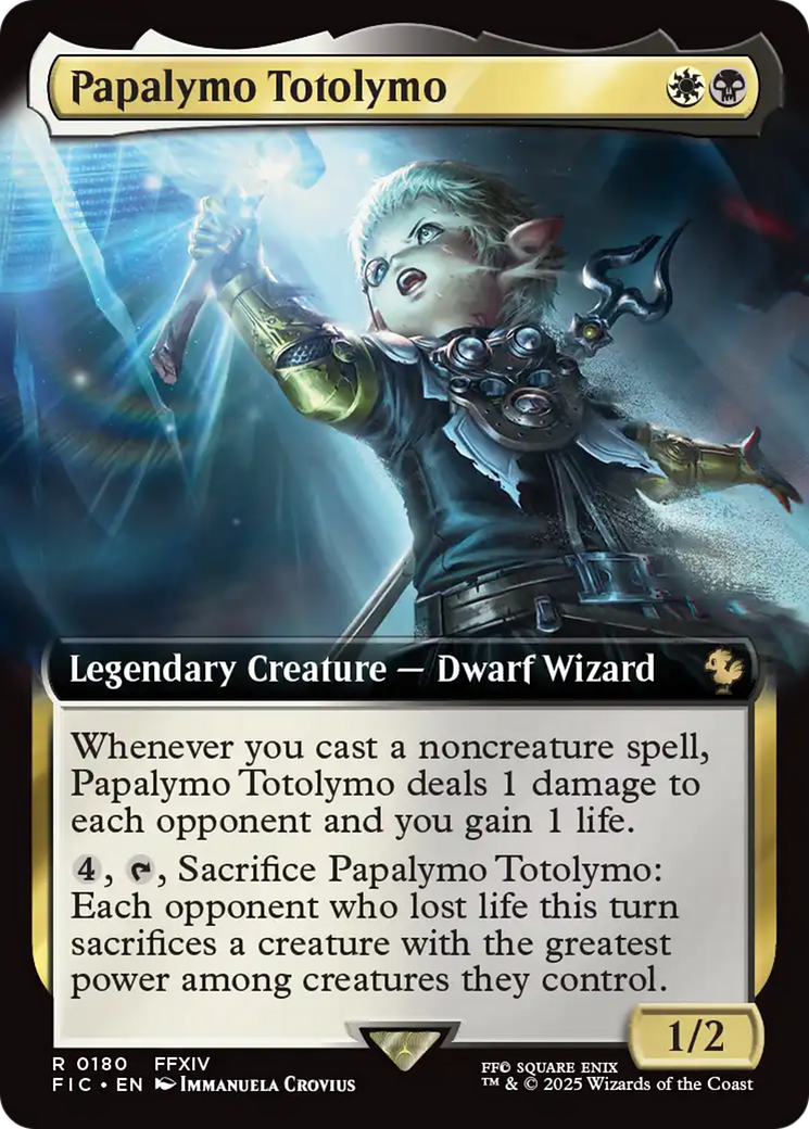 Papalymo Totolymo (Extended Art) [FINAL FANTASY Commander] | Good Games Cannington
