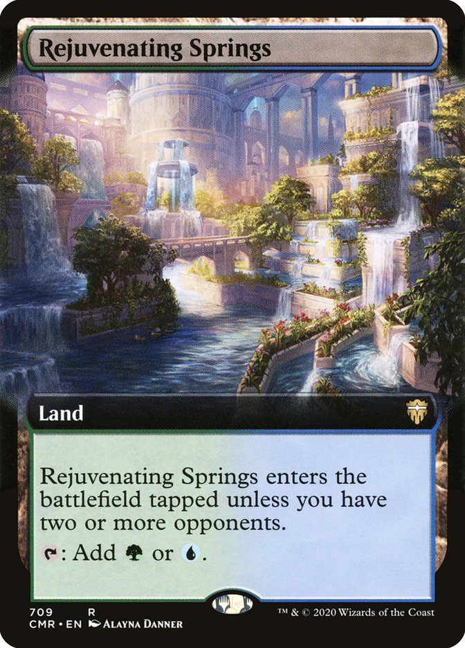 Rejuvenating Springs (Extended Art) [Commander Legends] | Good Games Cannington