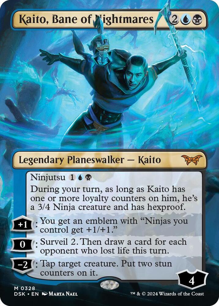 Kaito, Bane of Nightmares 328/286 (Duskmourn: House of Horror)  - Borderless | Good Games Cannington