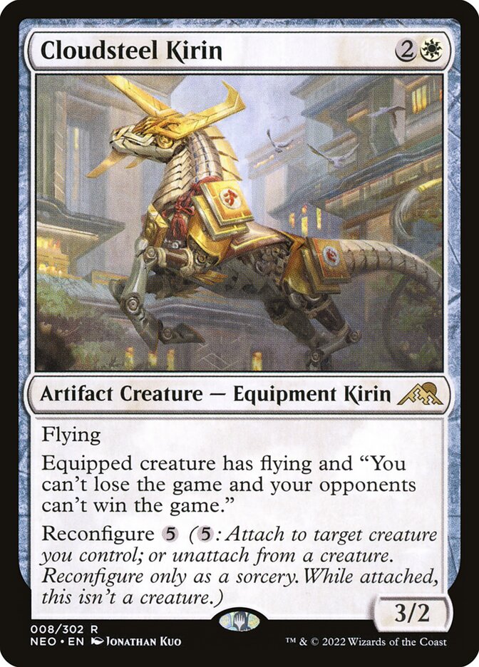 Cloudsteel Kirin 8/302 (Kamigawa: Neon Dynasty)  | Good Games Cannington