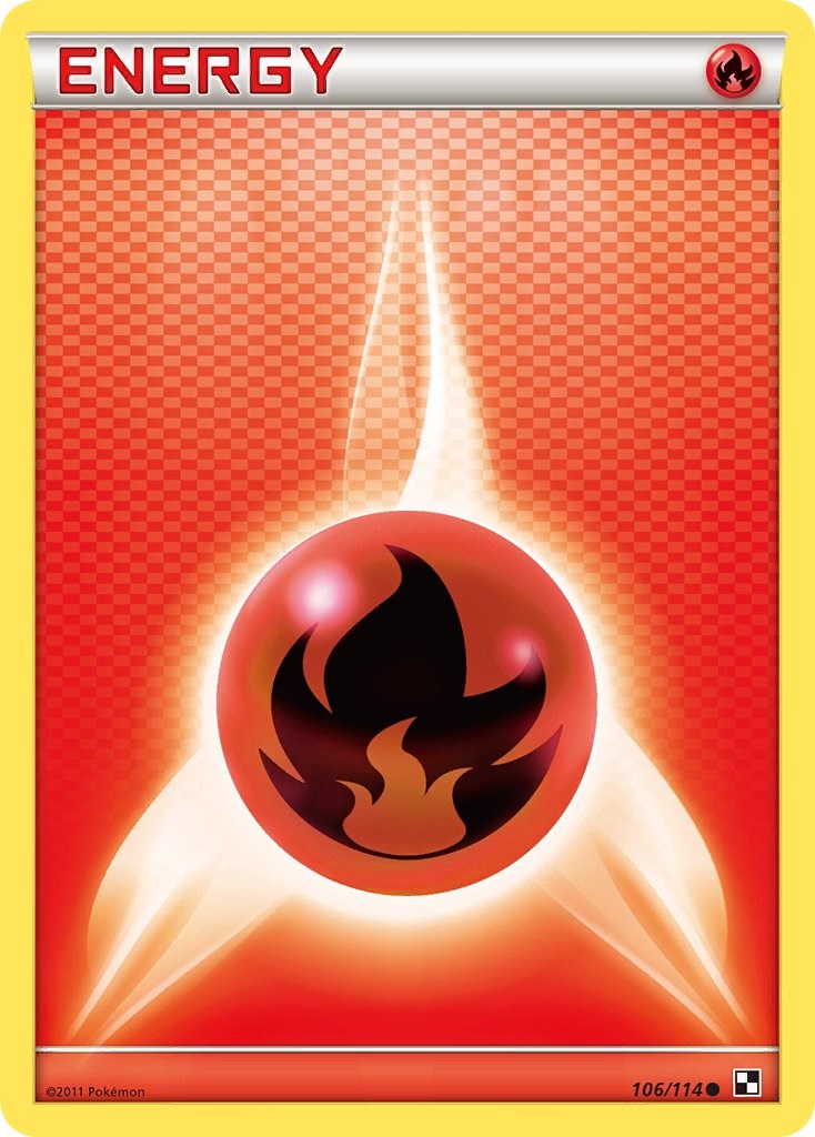 Fire Energy (106/114) [Black & White: Base Set] | Good Games Cannington
