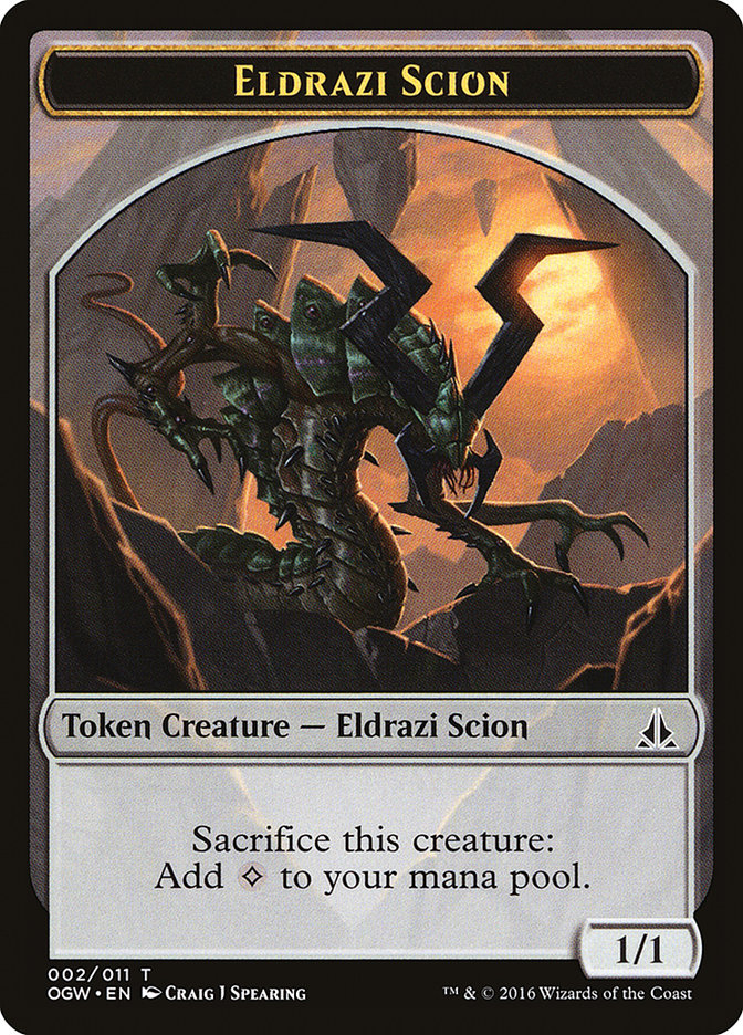 Eldrazi Scion Token (002/011) [Oath of the Gatewatch Tokens] | Good Games Cannington