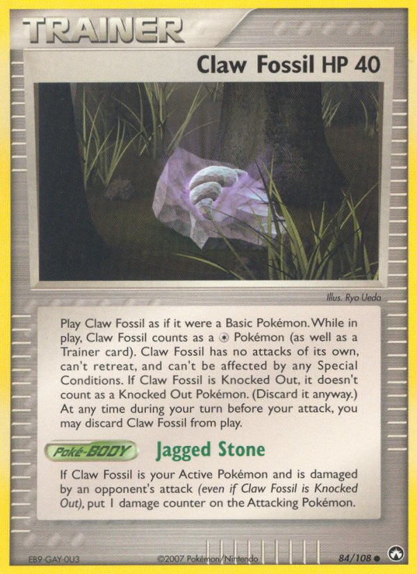 Claw Fossil (84/108) [EX: Power Keepers] | Good Games Cannington
