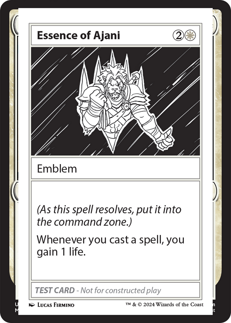 Essence of Ajani [Mystery Booster 2 Playtest Cards] | Good Games Cannington