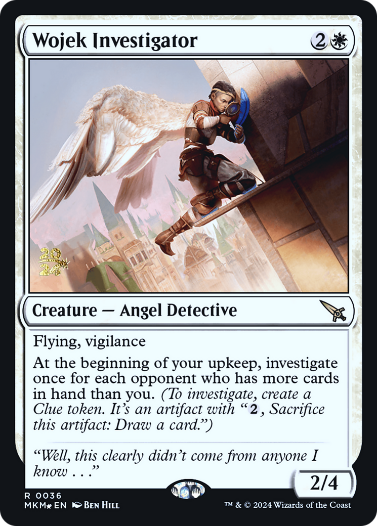 Wojek Investigator [Murders at Karlov Manor Prerelease Promos] | Good Games Cannington