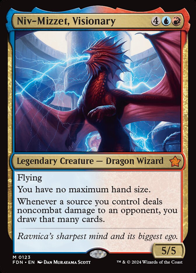 Niv-Mizzet, Visionary 123 (Foundations)  | Good Games Cannington