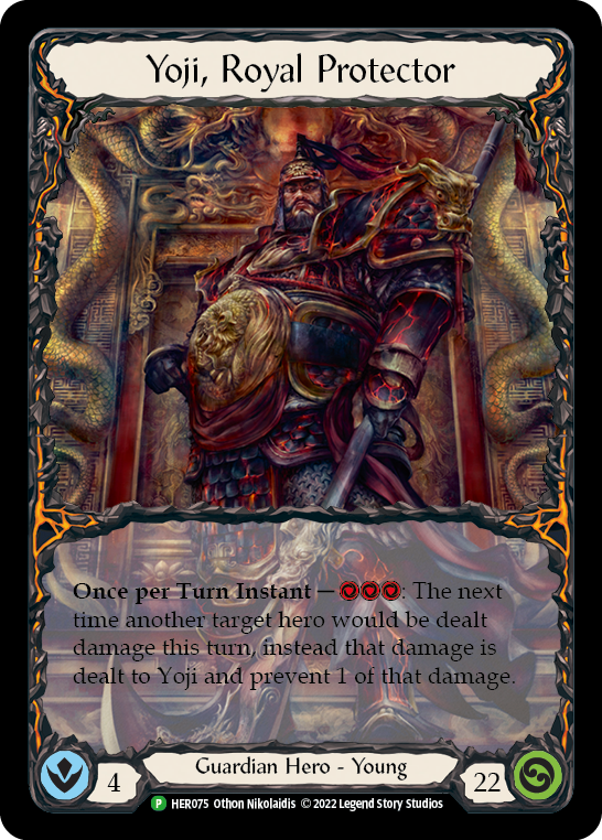 Yoji, Royal Protector [HER075] (Promo)  Cold Foil | Good Games Cannington