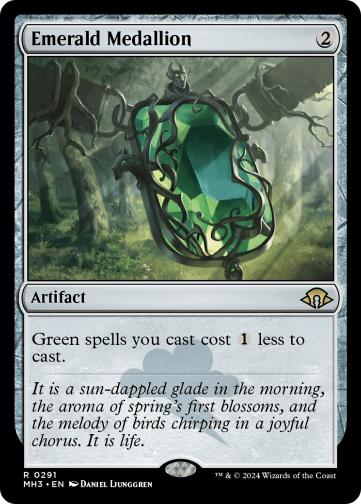 Emerald Medallion [Modern Horizons 3] | Good Games Cannington