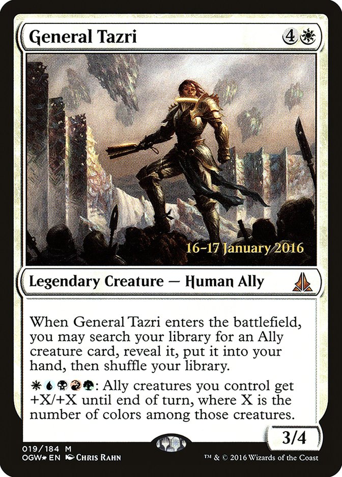 General Tazri [Oath of the Gatewatch Prerelease Promos] | Good Games Cannington