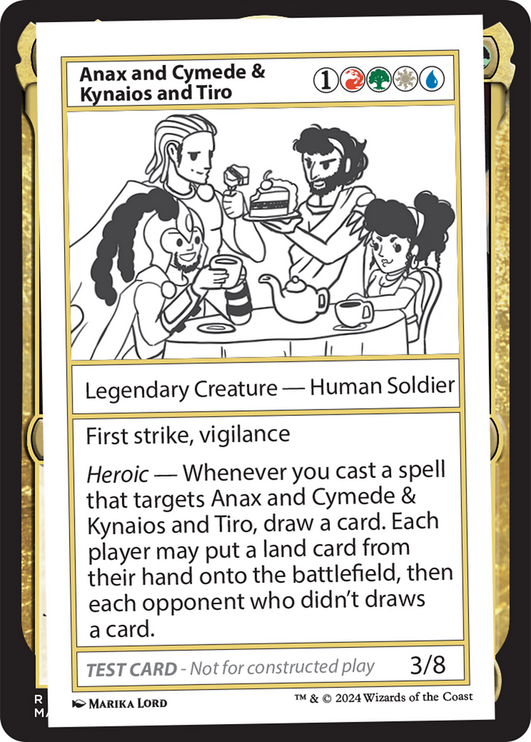 Anax and Cymede & Kynaios and Tiro [Mystery Booster 2 Playtest Cards] | Good Games Cannington