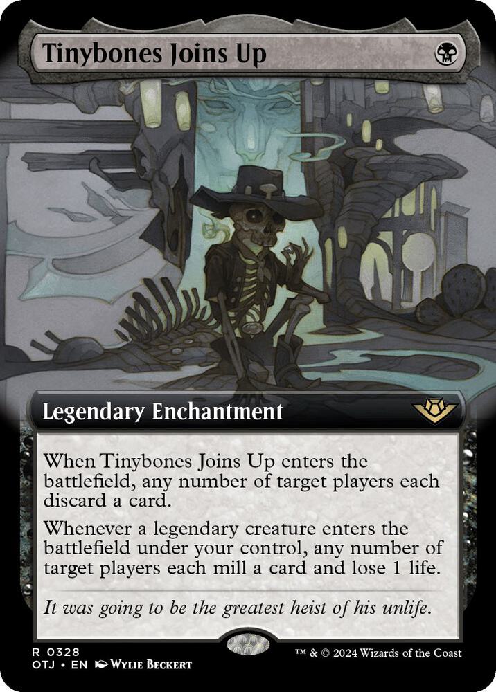 Tinybones Joins Up 328/286 (Outlaws of Thunder Junction)  - Extended Art | Good Games Cannington