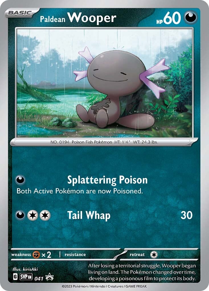 Paldean Wooper (041) [Scarlet & Violet: Black Star Promos] | Good Games Cannington