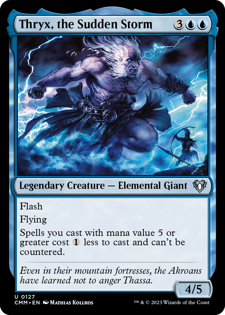 Thryx, the Sudden Storm [Commander Masters] | Good Games Cannington