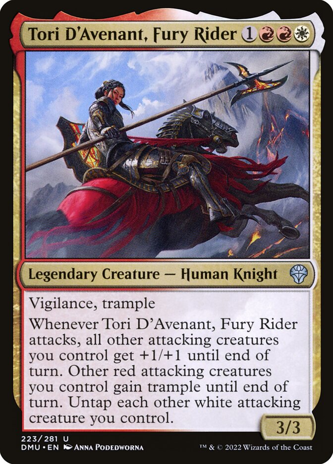 Tori D'Avenant, Fury Rider 223 (Dominaria United)  | Good Games Cannington