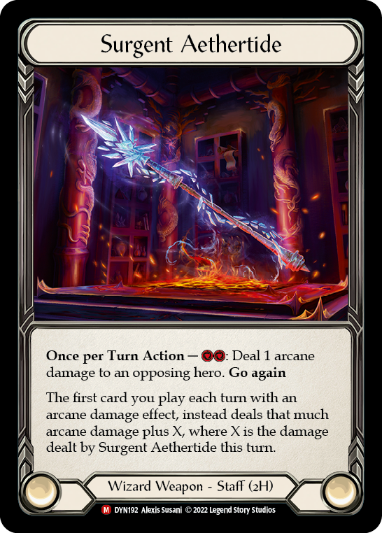 Surgent Aethertide [DYN192] (Dynasty)  Rainbow Foil | Good Games Cannington