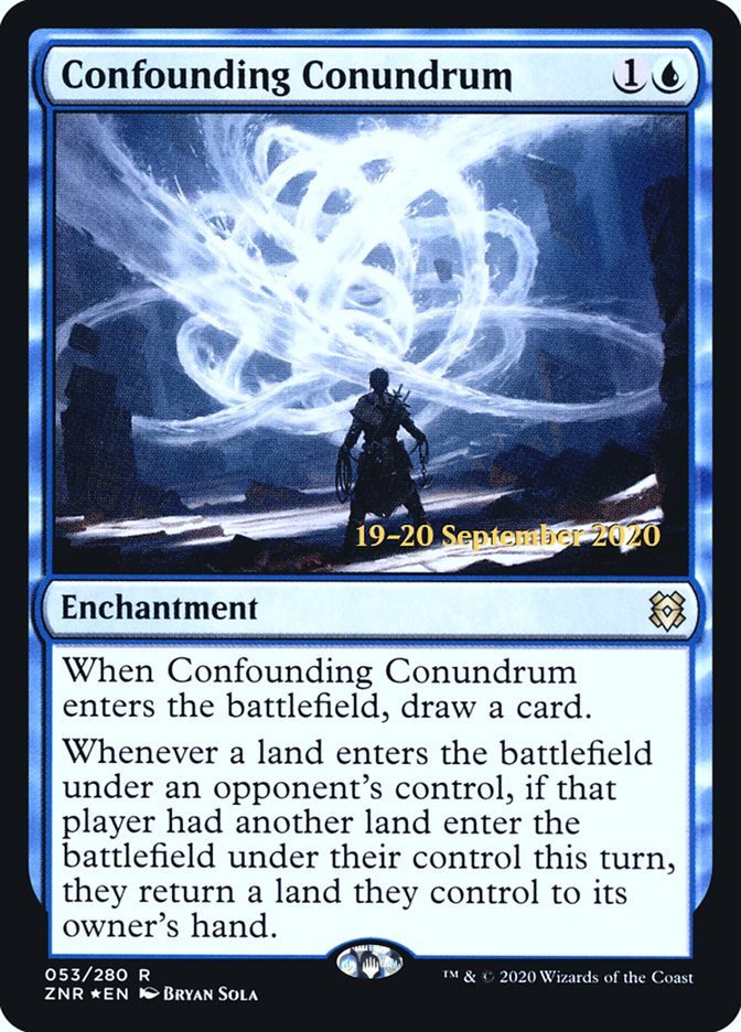 Confounding Conundrum [Zendikar Rising Prerelease Promos] | Good Games Cannington