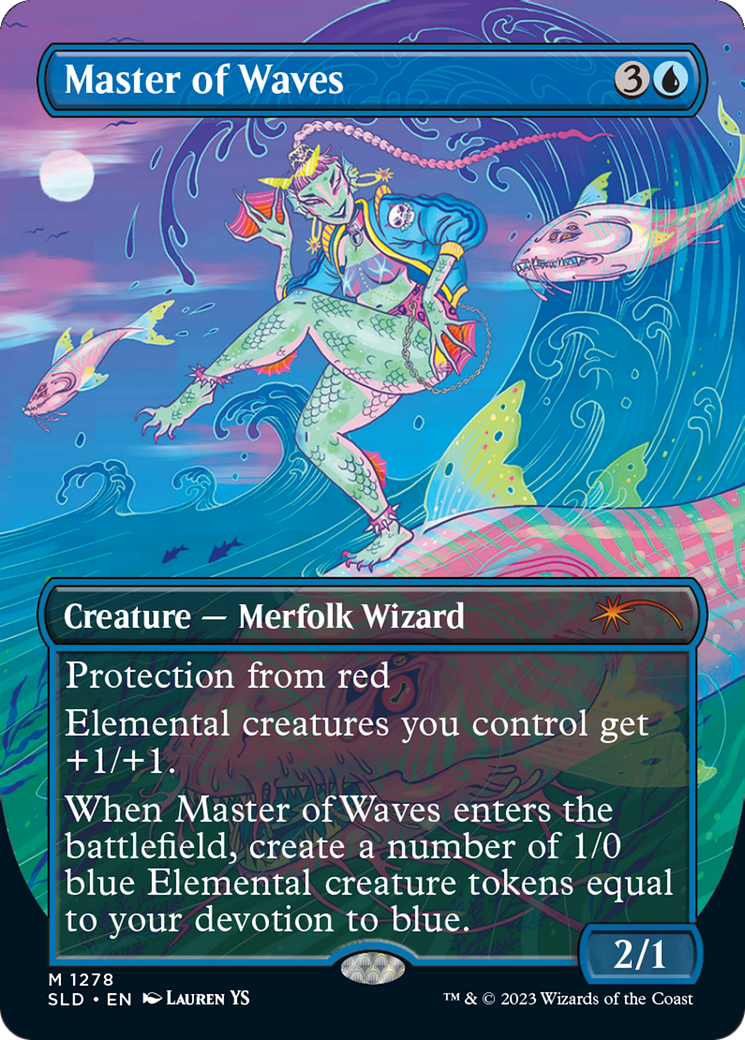 Master of Waves (Borderless) [Secret Lair Drop Series] | Good Games Cannington