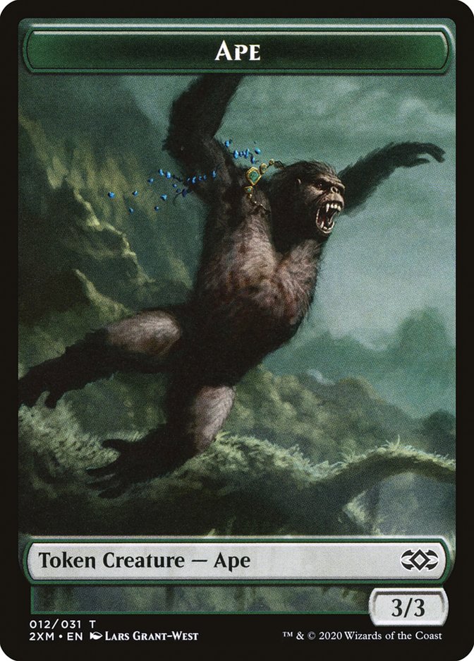 Ape Token [Double Masters Tokens] | Good Games Cannington