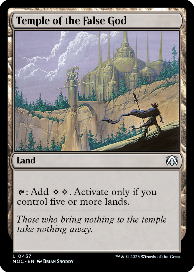 Temple of the False God [March of the Machine Commander] | Good Games Cannington