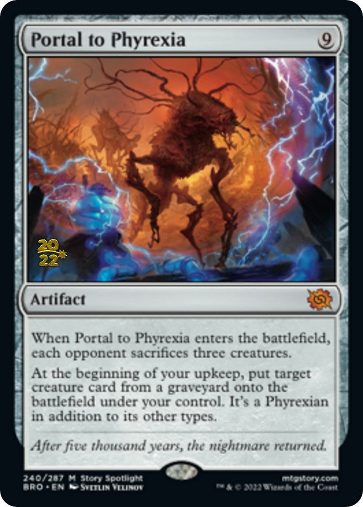 Portal to Phyrexia [The Brothers' War Prerelease Promos] | Good Games Cannington